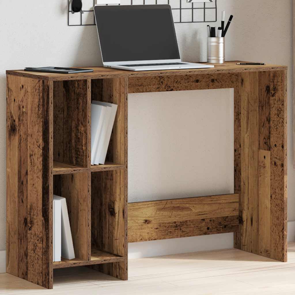 Vidaxl Desk, Old Wood, 102.5X35X75 Cm, Wood-Based Material