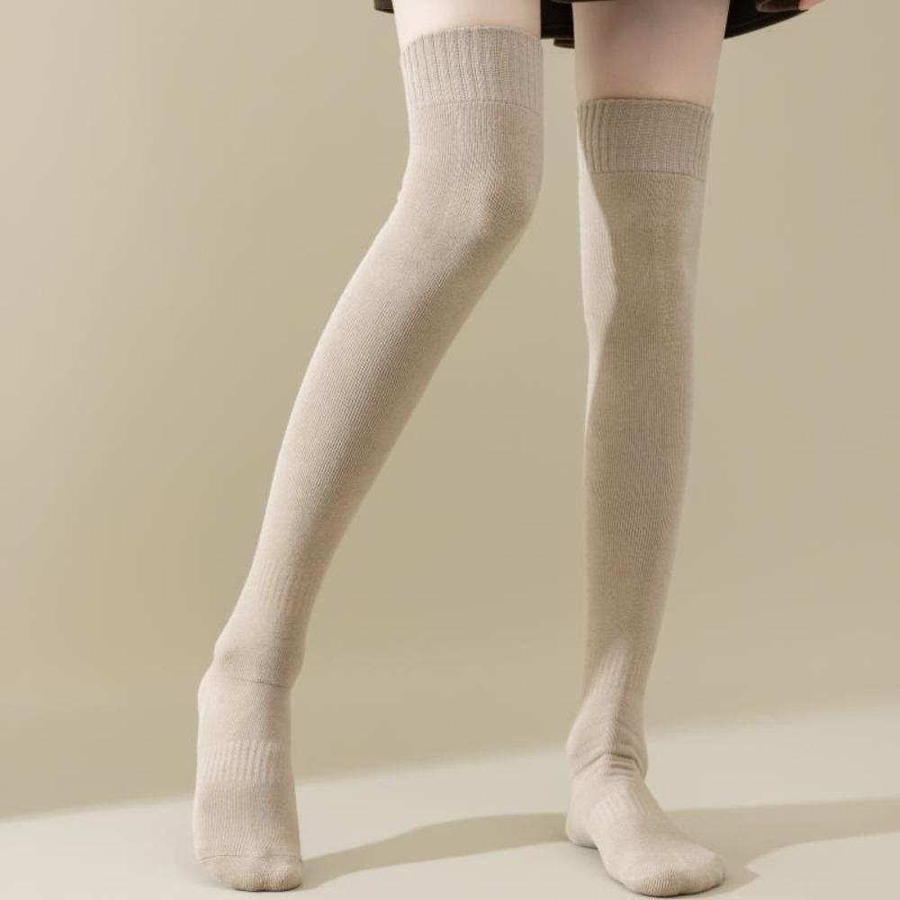 Solid Color Stockings Long Long Socks Long Tight Stocking Thigh High Socks