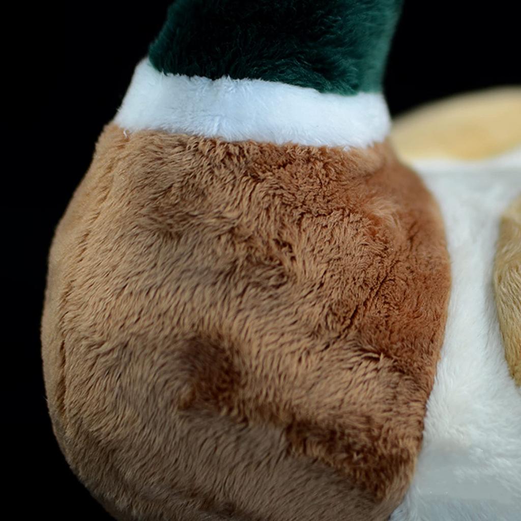 Simulation Cole Duck Plüschtier - Grüne Cole Ente Realistisches Stofftier Weiches Plüschtier 12 Zoll Realistische PP-Baumwolle Geschenk für Jungen und Mädchen Zuhause