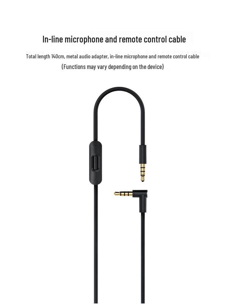 Beats Headphone Cable for Solo2, Studio, and Monster 3 Pro