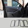 For Kia K5 Optima 2011-2013 Carbon Fiber Inner Door Handle Lock Frame Trim 4PCS