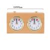 Schachuhr Analog-Timer Retro Holz Wettbewerb Zeitmessung Hohe Genauigkeit Mechanisches Werkzeug