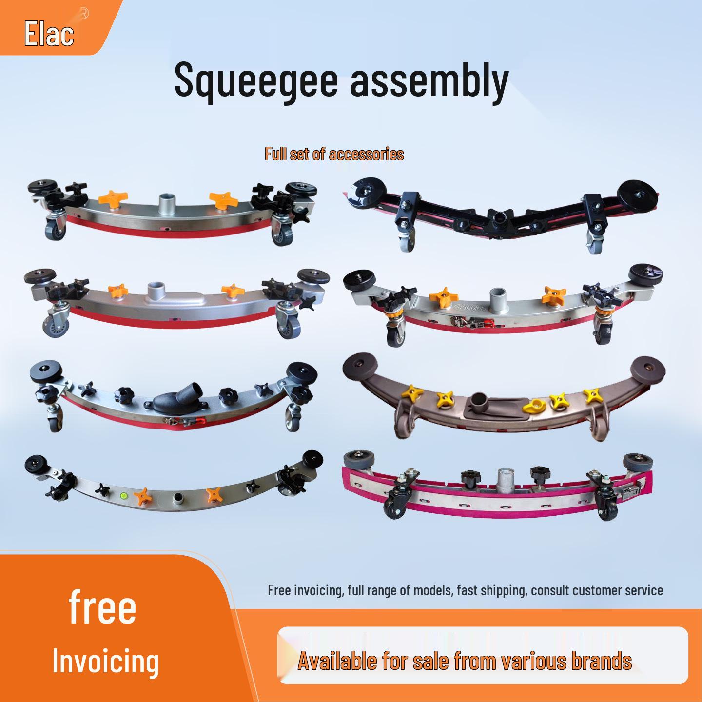 Squeegee Wiper Blade Rubber Strip for Floor Scrubbers Wear-Resistant Rubber Strip