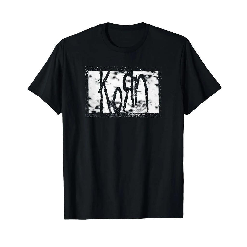 Korn Gritty Logo T Shirt Black S Vintage Fashion Streetwear Versatile Unisex Casual Graphic Slightly