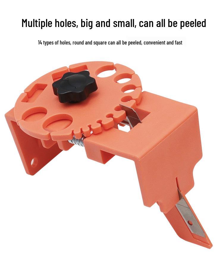 Adjustable Handheld Wire Stripper for Plastic/Rubber Sheath