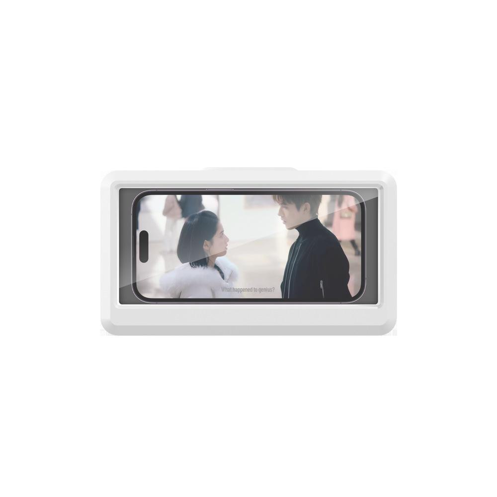 Waterproof Wall-Mounted Phone Holder with 360° Rotation & Touchscreen for Bathroom