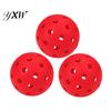 Elastic Pickleball 3Pcs 40-Holes High Bounce Visibility PE Indoor Outdoor Balls Tournament Training Practice Ball Accessories