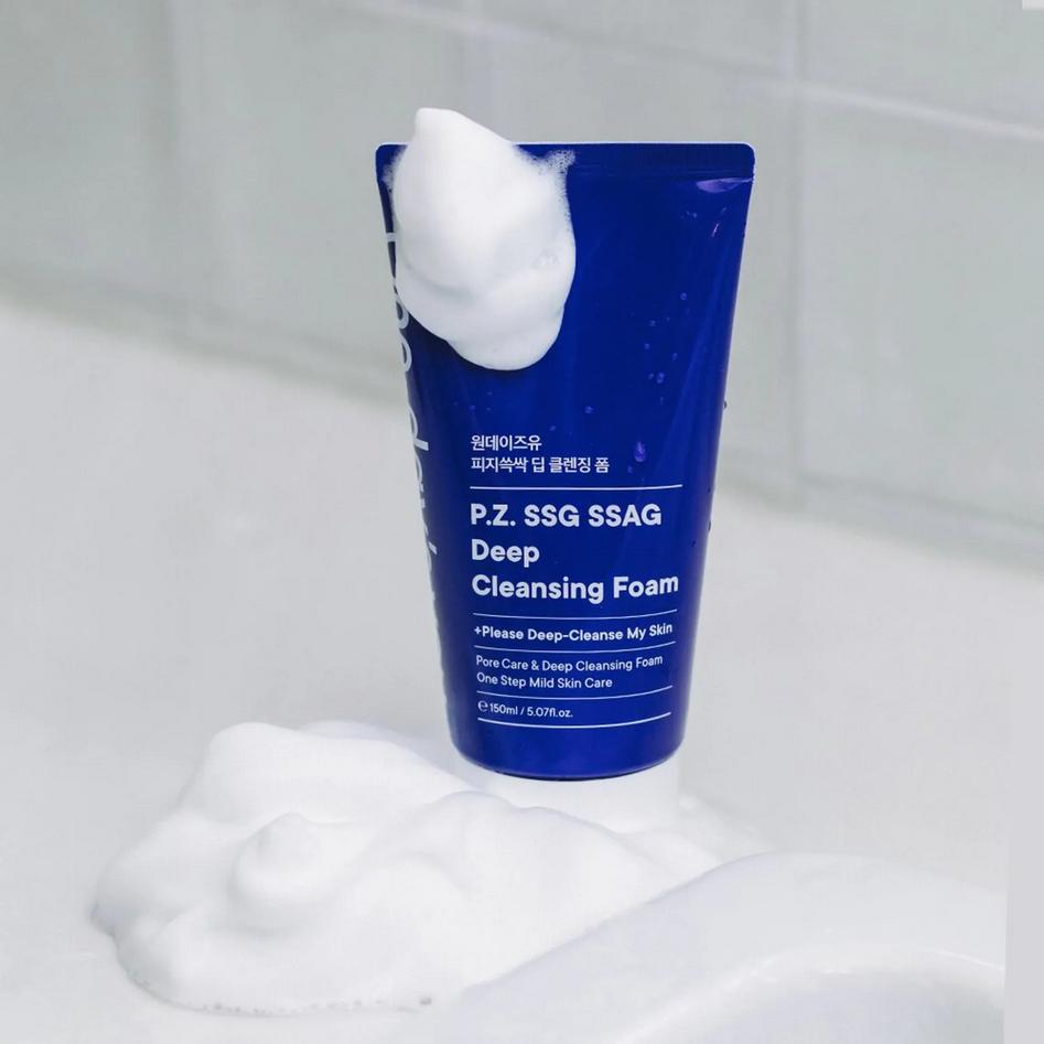 One-Day's You P.Z SSG SSAG Deep Cleansing Foam 150ml/ Dermatologically Tested, Moisturizing, Korean Cosmetics, Kbeauty