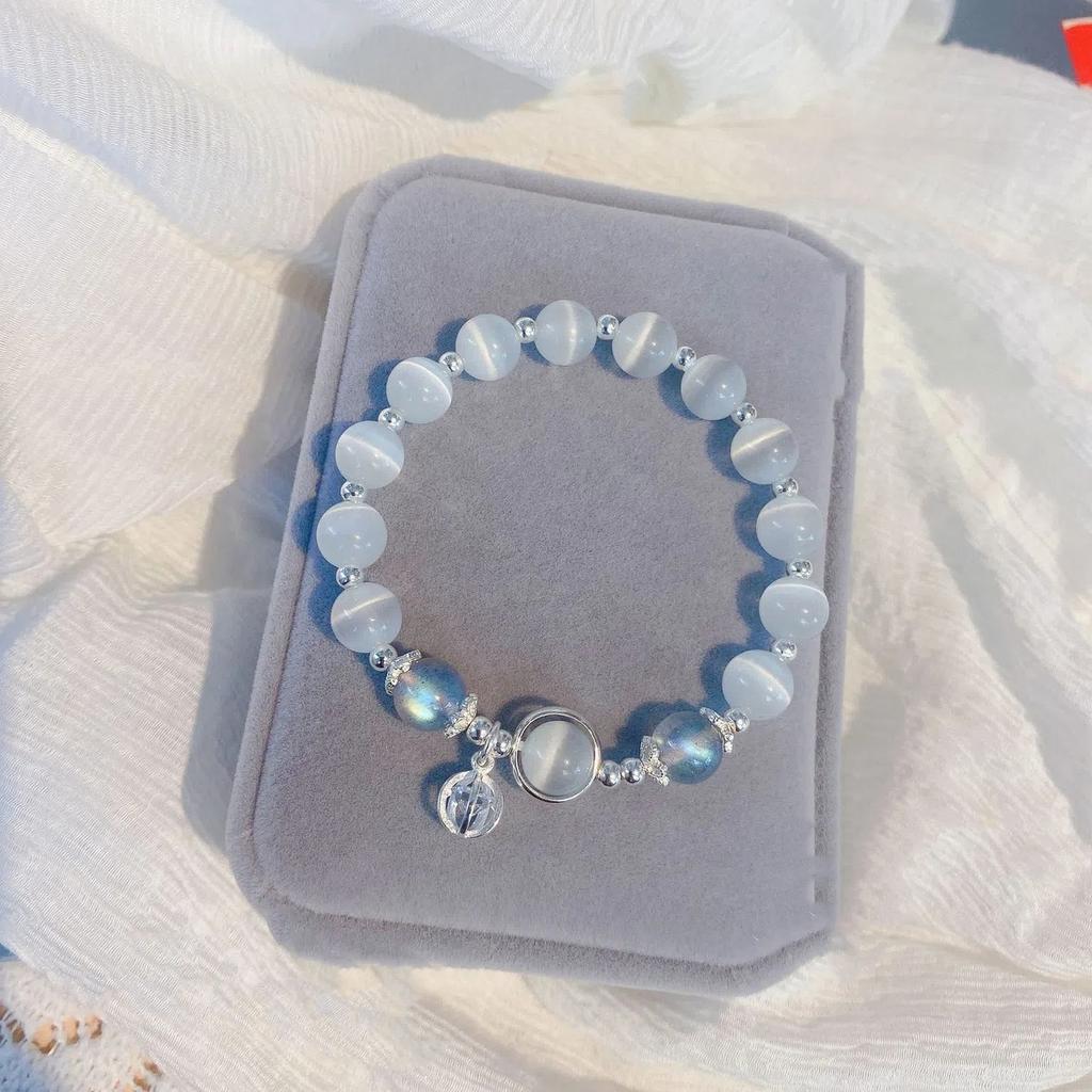 JYL TS Bracelet Blue Tears Obsidian -Channels Calm & Attracts Emotional Luck