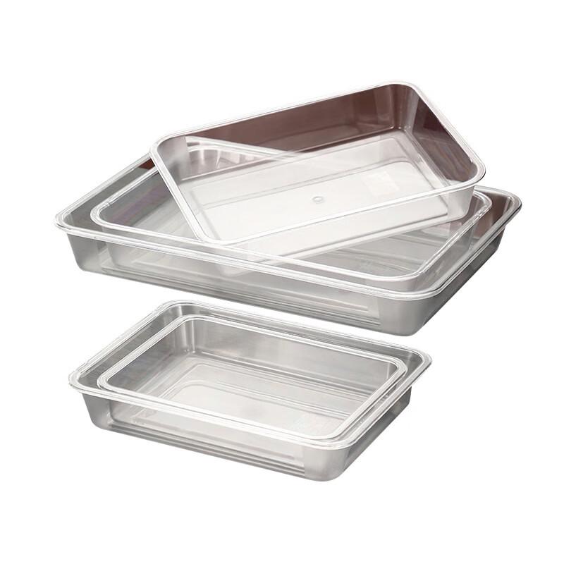 Yicang Rechteckige Servierschale aus klarem Acryl