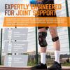New Upgraded 2-in-1 Professional Knee Brace for Pain Relief,Adjustable Knee Support with Patella Pad & Side Stabilizers, Compression Knee Sleeve for