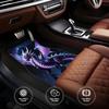 Set di 4 Tappetini Antiscivolo Universali  Accessori Interni Facili da Pulire  Tappetini in Gomma per Auto con Fantasia Stile Creatura Mitologica Drago