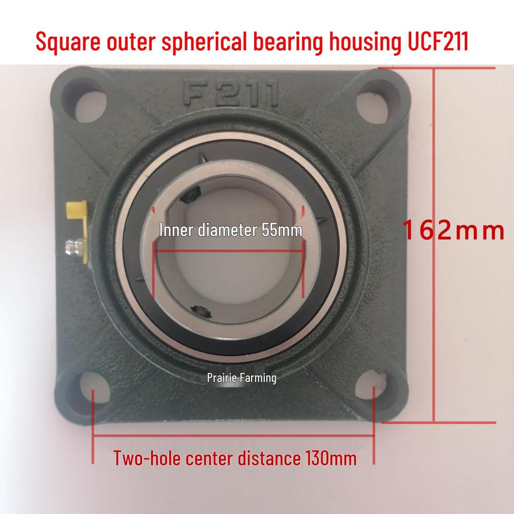 Heavy Duty Agricultural Machinery Feed Mixer & Chopper Parts: Bearing Housing, Scraper, Thick Universal Joint, Ball.