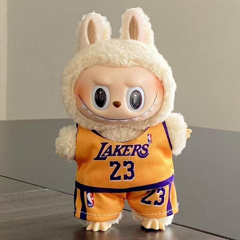 Labubu Plush Doll Clothes Plush Doll Changing Clothes Dolll Clothes Suit Cartoon Cute Clothes Dolls Accessories Gift
