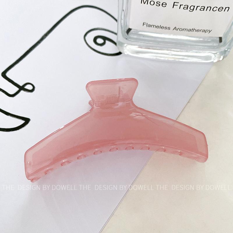 Size Chic Large Jelly Texture Shark Hair Clutch For Women Perfect For Hair Thick