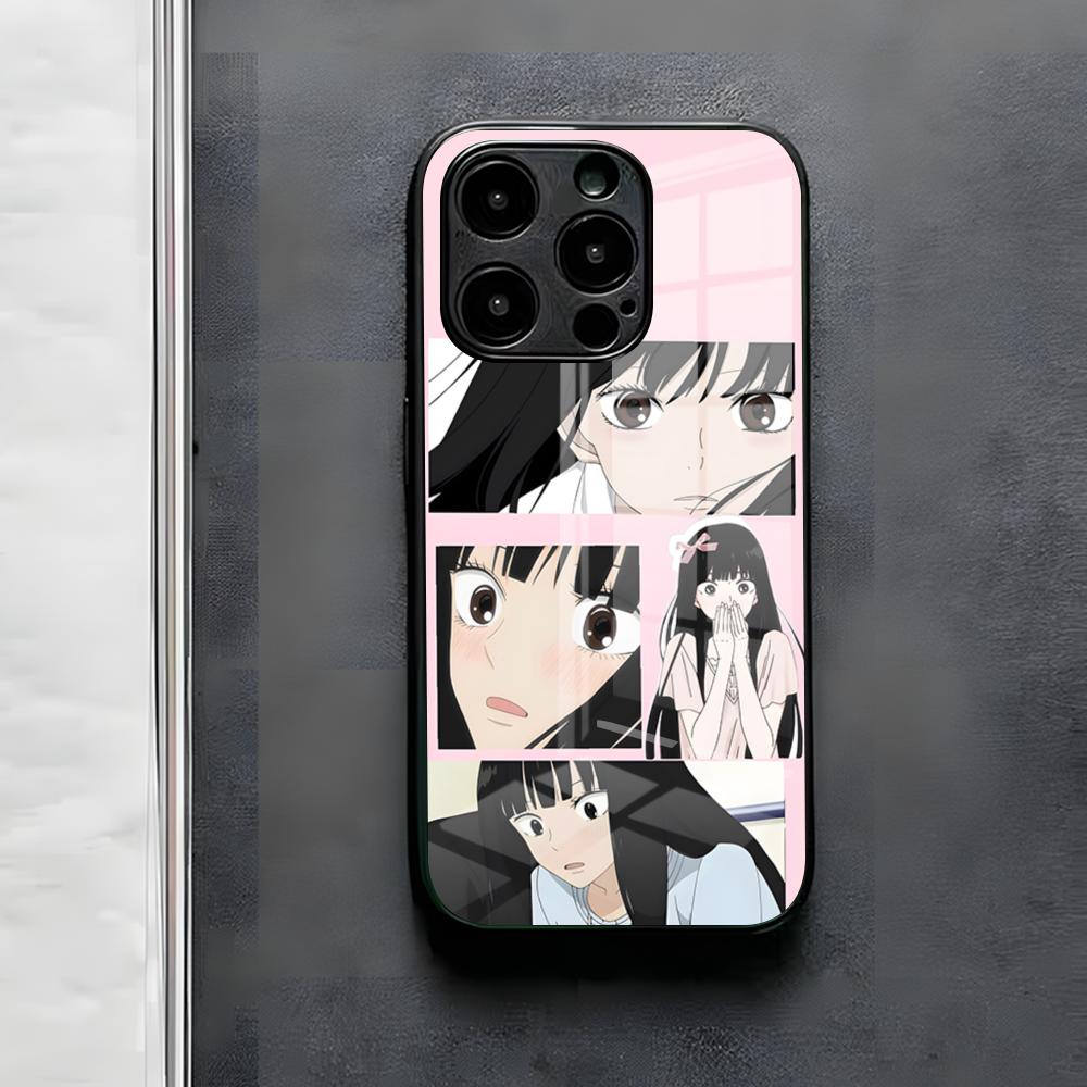 Sawako Phone Case For IPhone 17 Air 16 E Pro Max 15 14 13 Mini 12 Pro 11 Max Plus Black Glass Cover