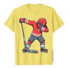 Fun Hockey T-shirt Dab Player Short Sleeve 3D Printed Shirt Suitable for Children, Adults, and Men and Women