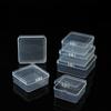 Heightened Square Pp Plastic Box, Transparent Storage, Parts Box, Square Small Product Puzzle Packaging Box, Display Box.