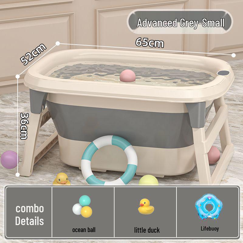 Baby Bathtub Foldable Soaking Tub for Kids