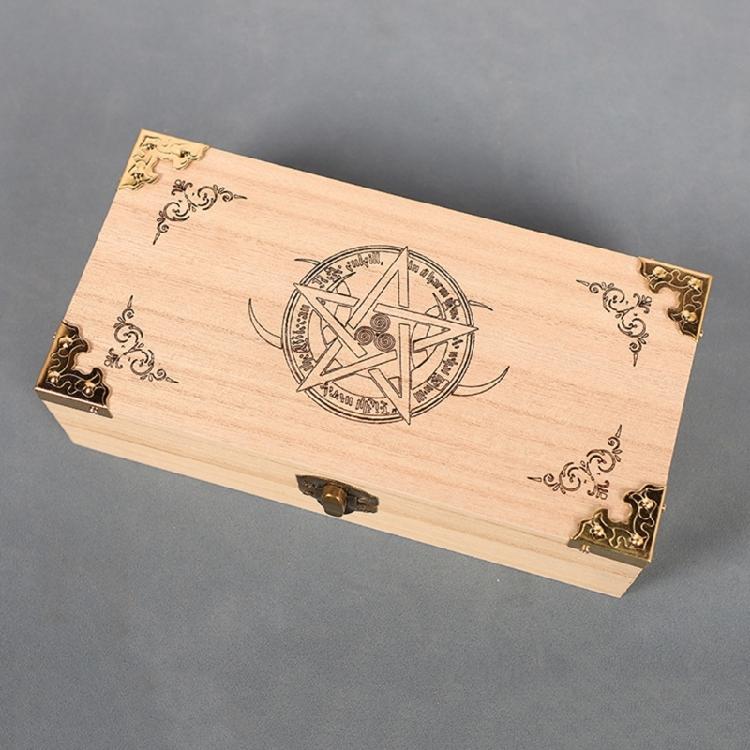 Wood Box Playing Cards Case Packing Poker Bridge Wood Box Poker Card Container