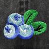 Trendy Unisex Retro Duckbill Cap with Blueberry Embroidery