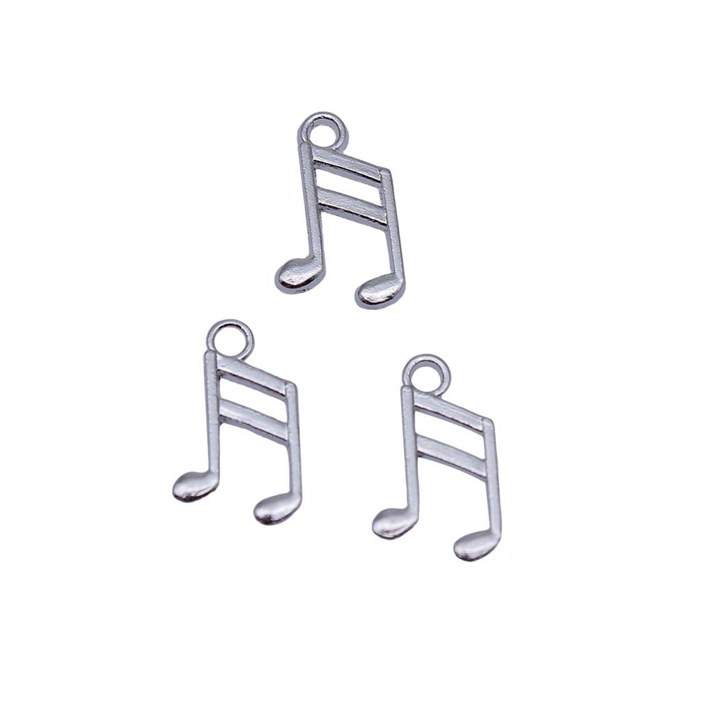 Jewelry Crafts Music Note Charms Alloy Pendants For Concert Collector