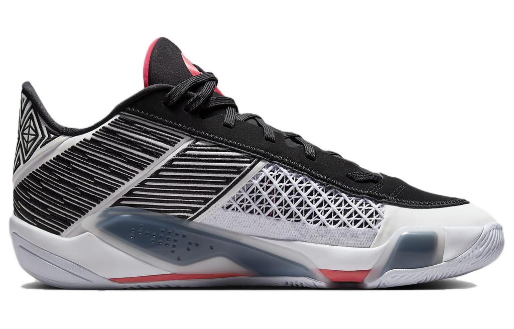 Jordan 38 Low White Siren Red Black FD2325-101