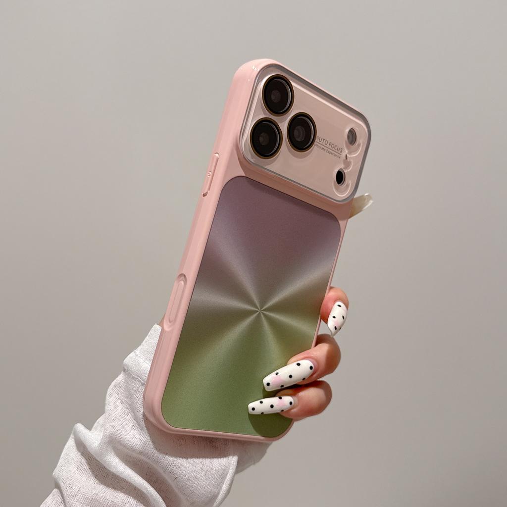 The New High-value Gradual Change of Contrasting Color CD Pattern Is Suitable for iPhone17promax Mobile Phone Case 16pro All-inclusive 14/15