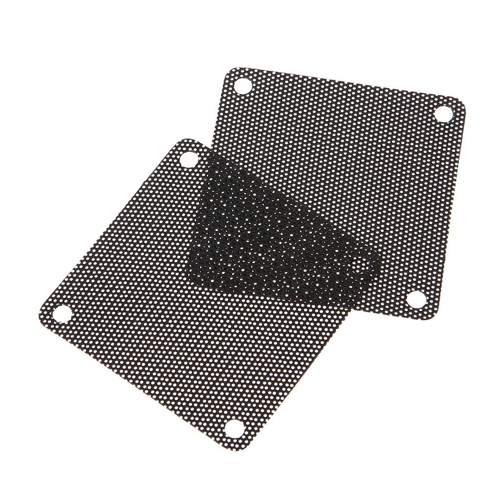 5PCS/lot 60mm PC Fan Dust Filter Dustproof for Case Computer Mesh Cuttable Black