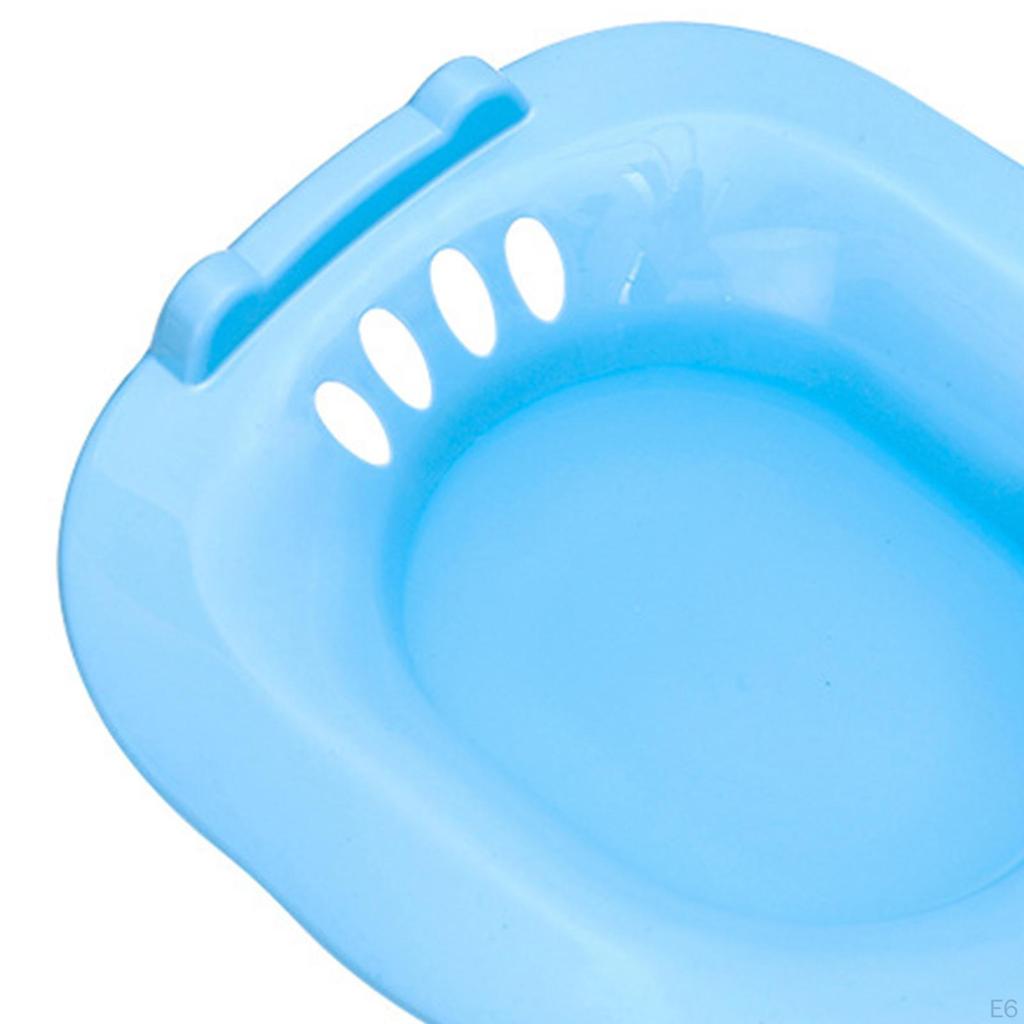 Toilet Seat Sink Woman Sits Bath Deep Bowl Avoid Squats Hip Tub Sitting Can Hold up to