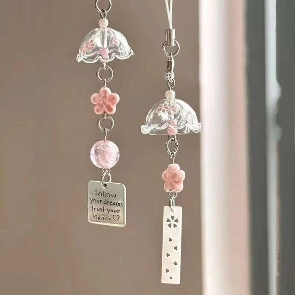 Star Wishing Bottle Transparent Keychain Phone Straps Mobile Phone Lanyard  Phone Charm
