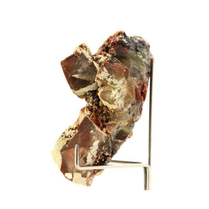 Pierres et Minéraux. Fluorite + Hematite + Baryte. 537.35 ct. Erika Mine, Säulnhof, Allemagne.