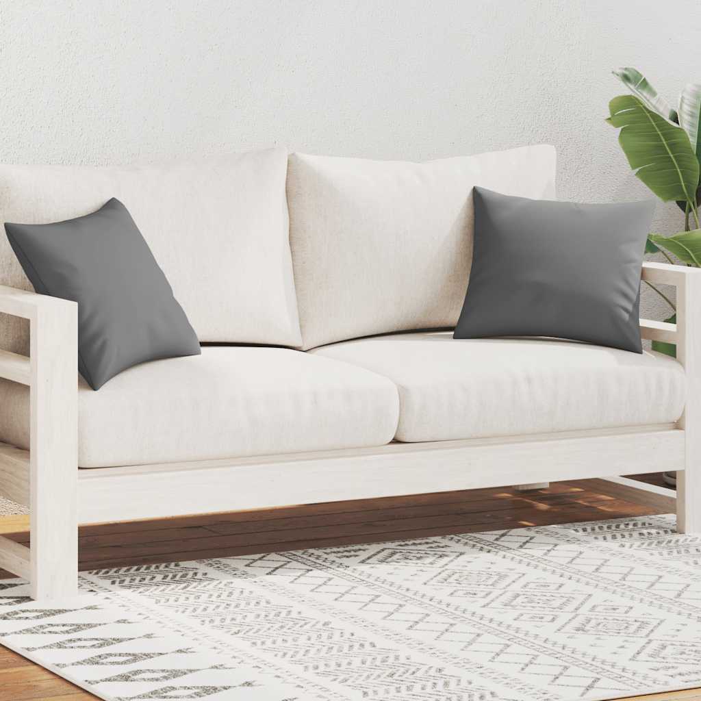 Vidaxl Cojines Para Exteriores, 2 Piezas, 45X45 Cm, Color Gris