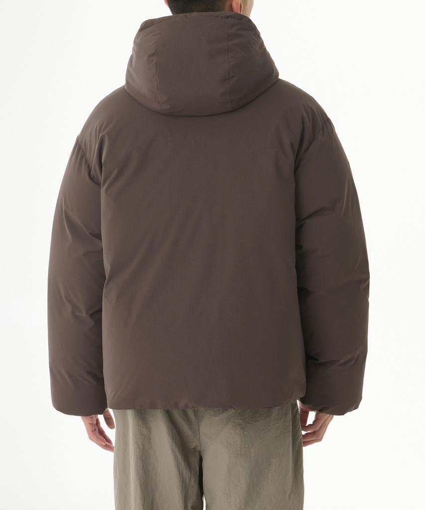 Musinsa Standard Minimal Hooded Down Short Padded Jacket [Baroque Brown]