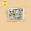 3Pcs Storage Bag Mesh Zipper Toy Building Block Puzzle Sub-Package Children Particle Zipper Transparent Finishing Storage