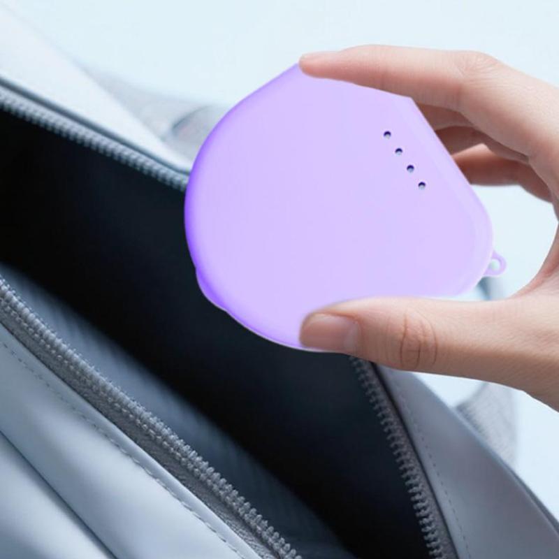 Portable Denture Tray Box Dental Retainer Box Case Plastic Teeth Container Denture Box False Teeth Protective Case With Lanyard