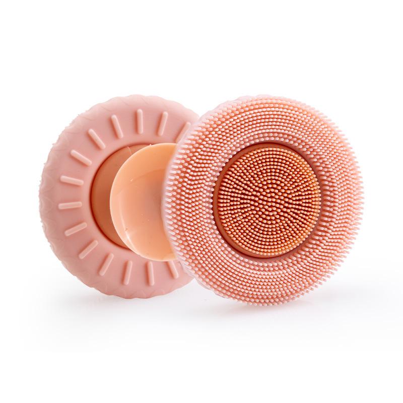 Silicone Facial Cleansing & Exfoliating Brush with Baby Bath & Massage Features