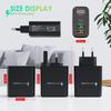 45W Multi-Port Phone Charger with Digital Display, 2A+2C, 3.1A, EU/UK Plug