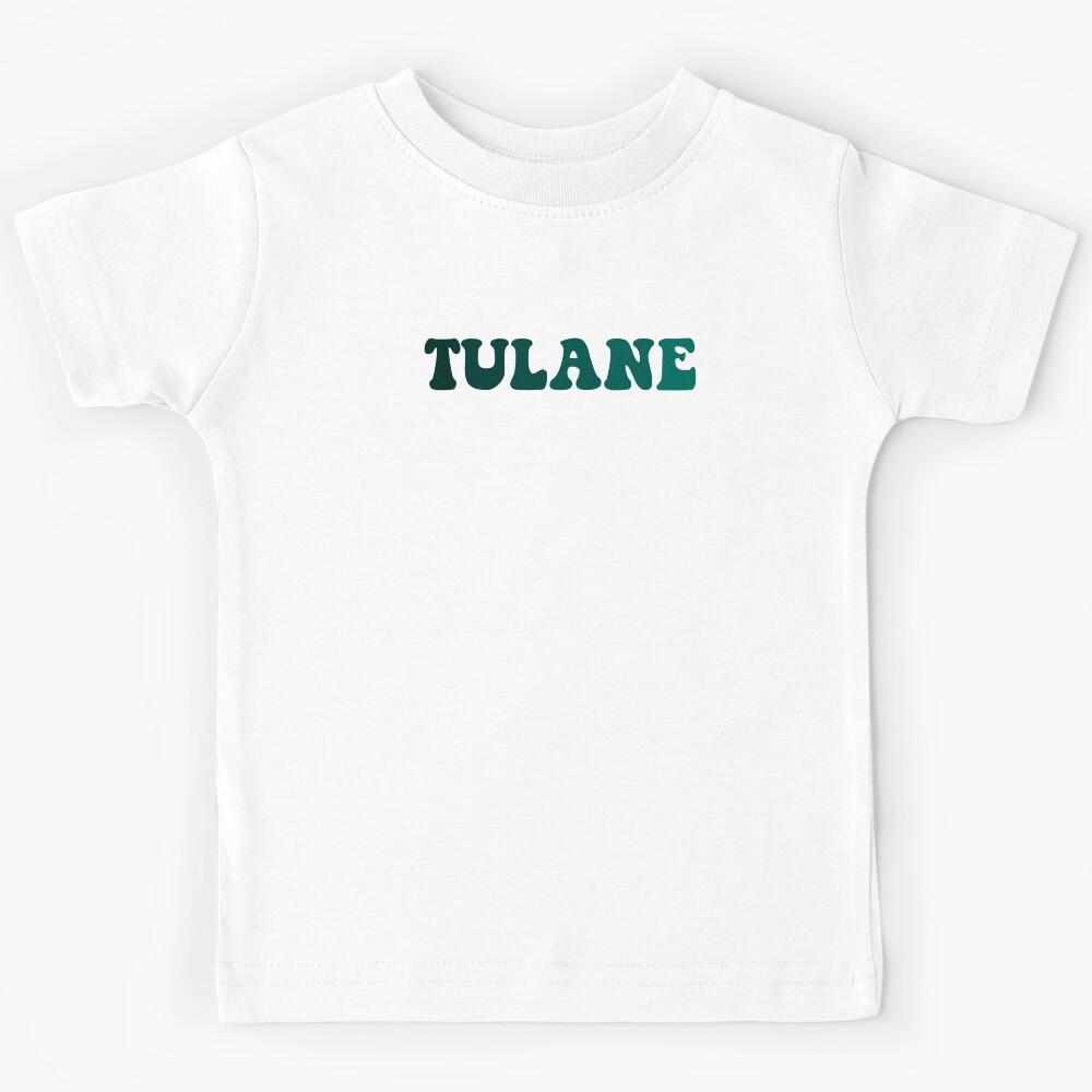 Tulane Green Ombre Retro Kids T-Shirt 160