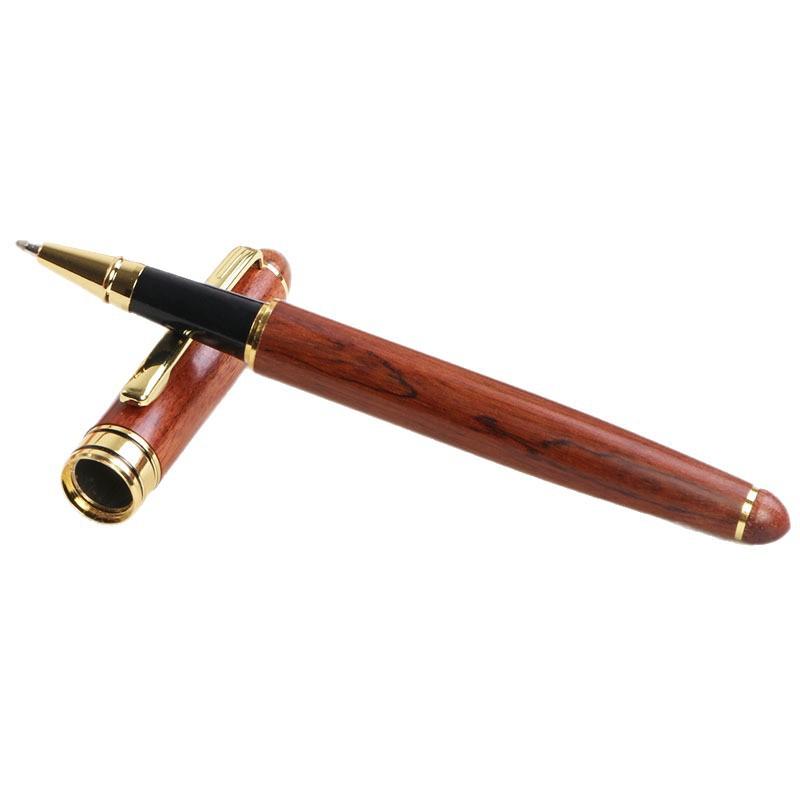 Solid Wood Rosewood Sour Branch Water Pen Signature Pen Gift Set Maple Mahogany Orb Pen Bamboo Wood Pen