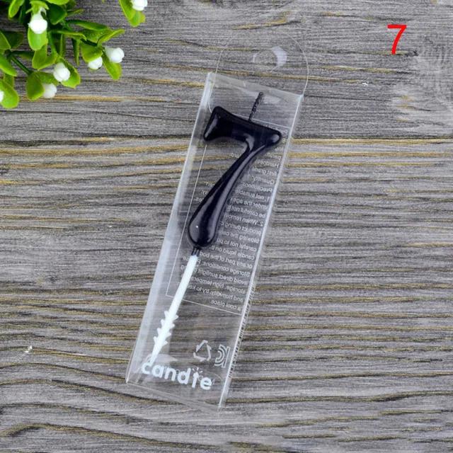 1 st Rött Vin Nummer Födelsedag Papper Tårtljus Barn Födelsedagsfest Bröllopstårta Ljus Favör Tillbehör Tårtdekorationer