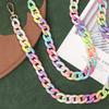 1PC Plastic Chain Female Mobile Phone Phone Case Acrylic Buckle Chain Macaron Color Lanyard Anti Loss And Anti Drop Multiple Sizes