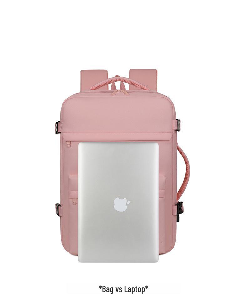 Versatile Large Capacity Travel Backpack & Trolley Bag - Perfect for Business, Commuting, and Laptop Storage