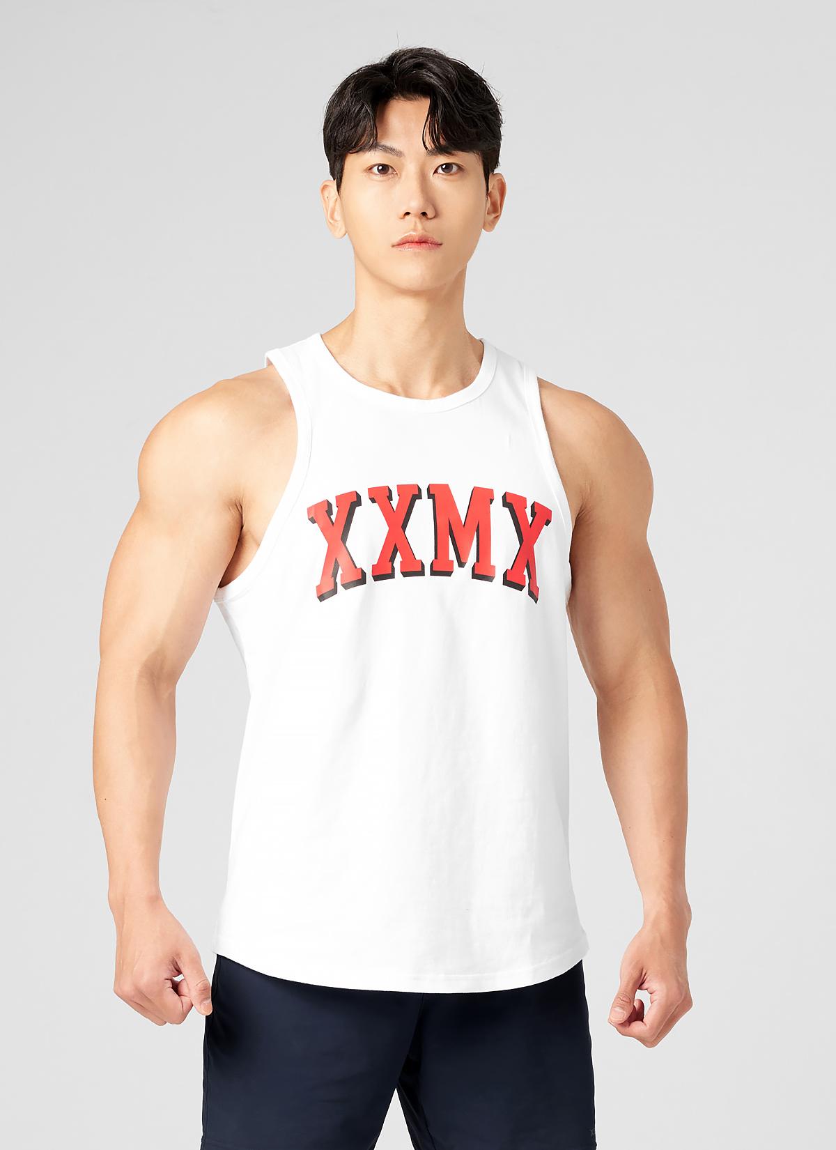 Xexymix Pure Cotton Arch Logo Sleeveless Volume White Volume White/L