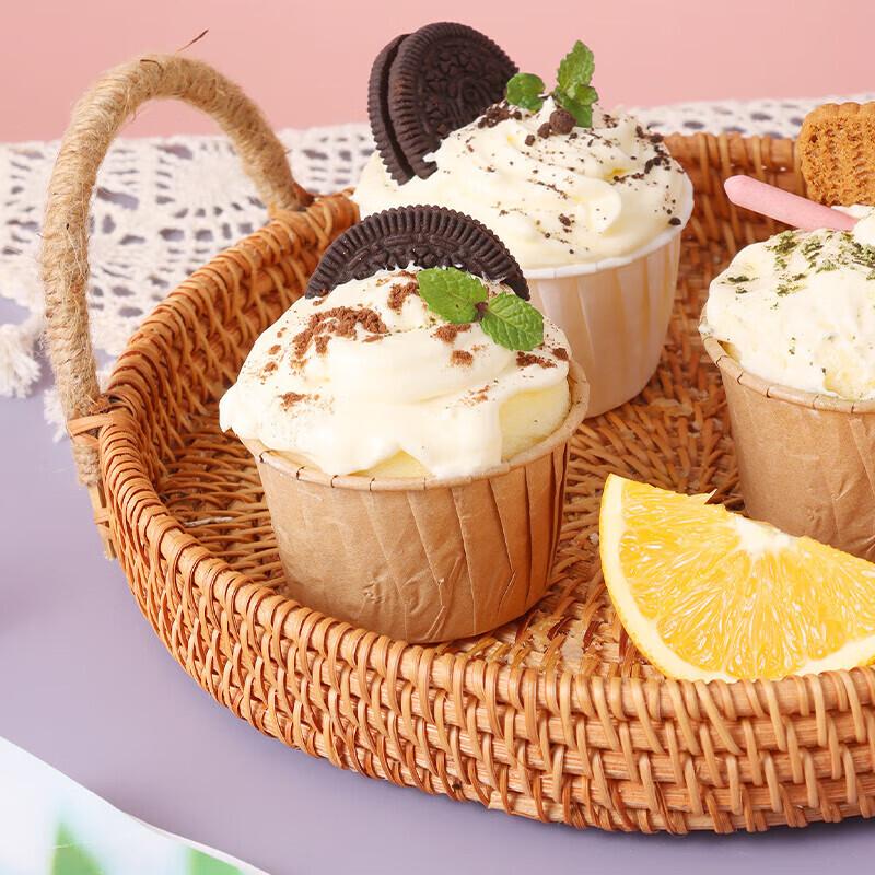 PYTHONIC Kraft Paper Muffin Cups