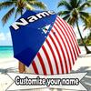 Custom Name Personalized football team Print Umbrella, Auto Open Close, 8‑Rib Sturdy Frame, Commute Camping Hiking Use, Birthday Gift