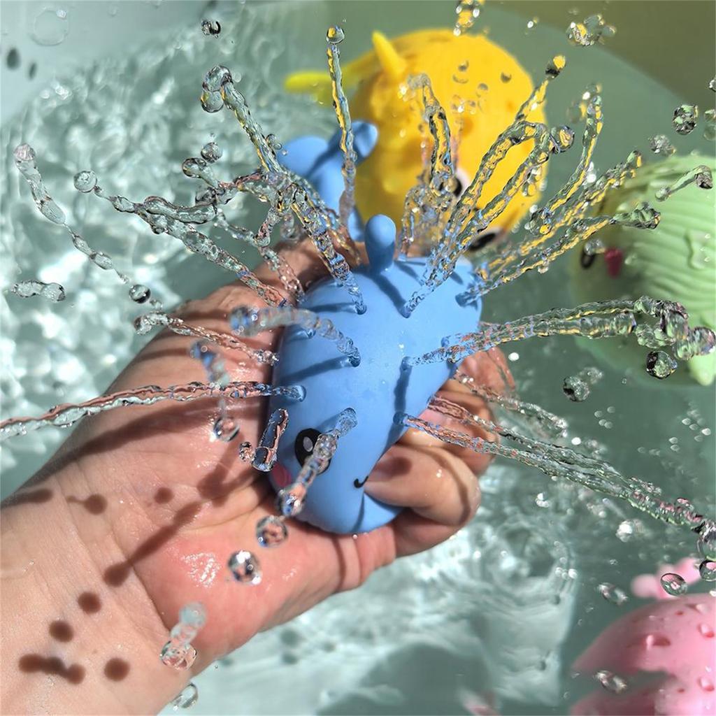 Absorbent Whale Squeezable Sponge - Children's Bathing, Water Play, Stress Relief, Outdoor Parent-Child Interactive Toy (random Color)