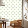 Hearts Wallpaper White and Lime 50x1000