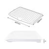 Storage rack Light Weight Fruits Vegetables Draining Board Dish Tray Tableware Tray Drying Rack