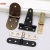 Black Retro Swivel Folding Hinge for Wooden Cabinet and Box Accessories